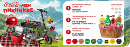 Промо акция пикник с кока-кола 2026 в Казахстане